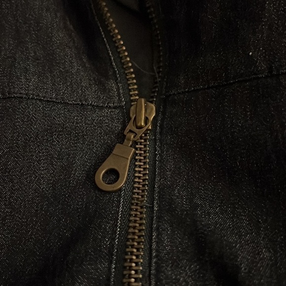 Kathy‎ Ireland dark denim zip up jacket Sz M - Picture 7 of 8